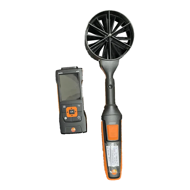 Air velocity and IAQ meter, Testo 440 with 100 mm vane
